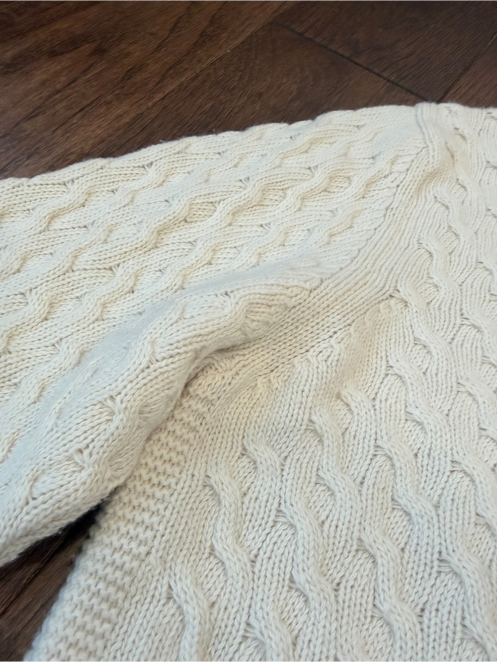 Barbour Womens Burne Knit Sweater in Off White Size XL - Picture 2 of 8